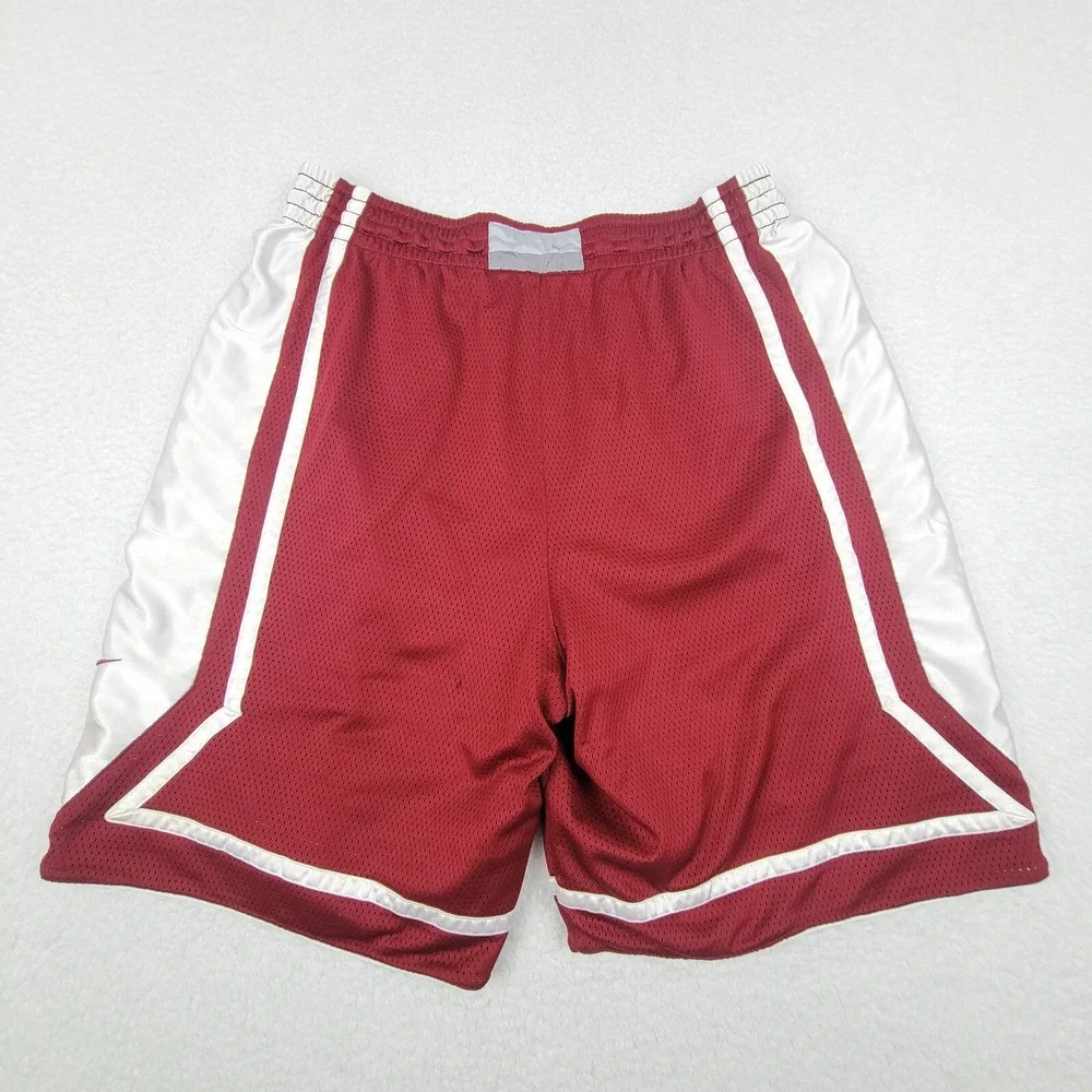 Vintage Nike‎ Reversible Basketball Shorts Mens Large L Red White Dazzle **READ